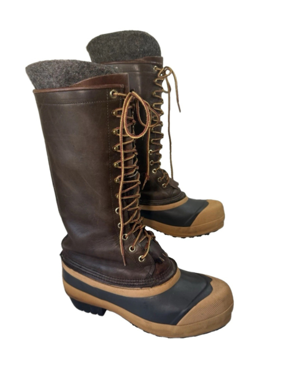 White's Boots Spokane Glacier Snow Pac Mens size 7 Brown Two Tone leather